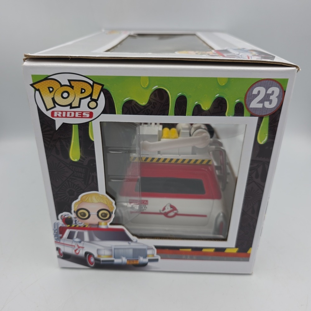 Funko Pop Rides Movies Ghostbusters ECTO-1 w/Jillian Holtzmann 23 Vinyl Figure - Picture 5 of 8